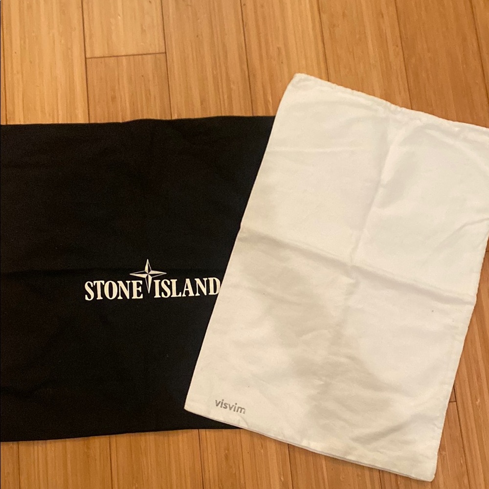 Stone Island Black and White Storage Bags